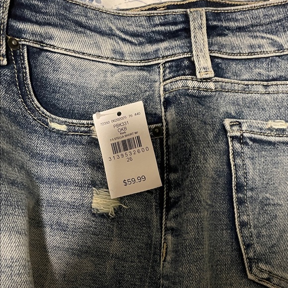 NWT women’s BKE Stella stretch low rise distressed jeans exclusive buckle $69.99 - Picture 8 of 12